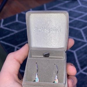 Opal earrings